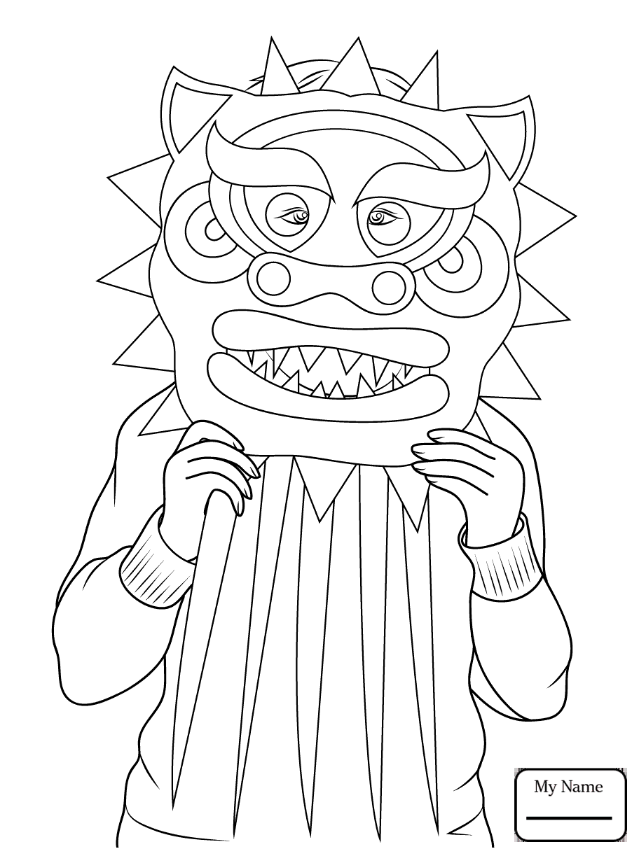 912x1223 Chinese Dragon Head Countries Cultures Coloring Pages For Kids