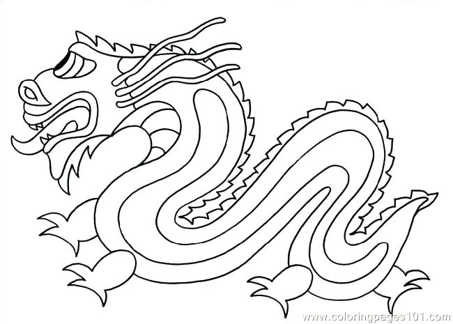 650x465 Ideal Chinese Dragon Coloring Pages Fee Free Printable For Kids