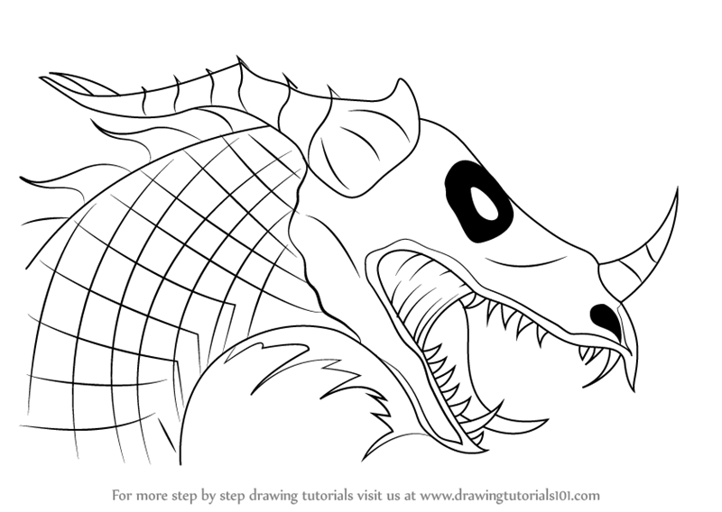 800x568 Learn How To Draw A Dragon Head (Dragons) Step By Step Drawing