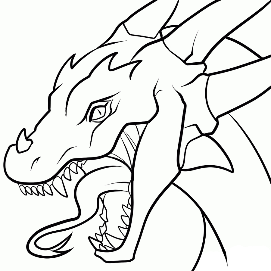900x900 Dragon Easy Drawing How To Draw A Dragon Stepstep Draw A Dragon