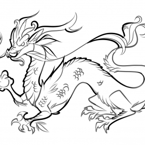 Chinese Dragon Easy Drawing at GetDrawings | Free download