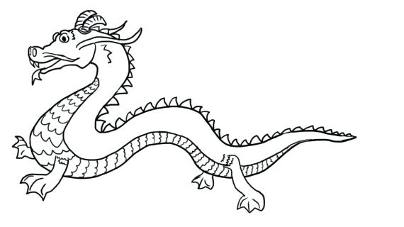 570x320 Dragon Head Coloring Page Dragon Head Coloring Pages A Coloring