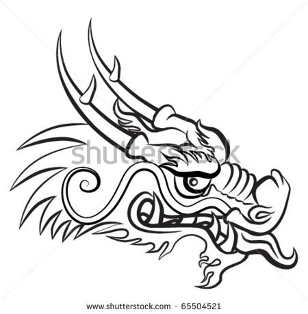 450x459 Image Result For Chinese Dragon Head Outline Olas