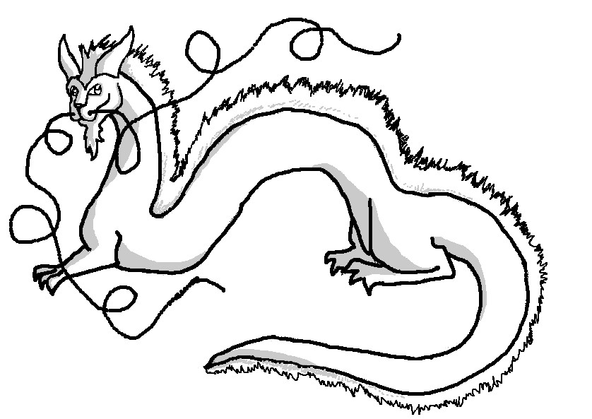 838x593 Chinese Dragon Line Art By Ilovedragons1