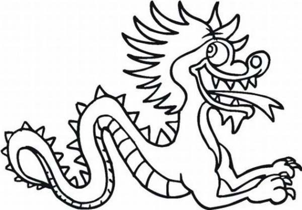 600x417 Chinese New Year Dragon Drawing Merry Christmas And Happy New