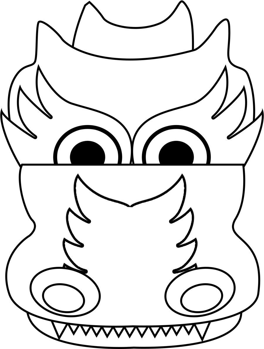 900x1189 Free Printable Chinese Dragon Mask Coloring Pages China Dragon