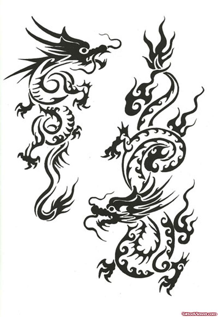 700x1015 Chinese Dragon Tattoo Design Tattoo