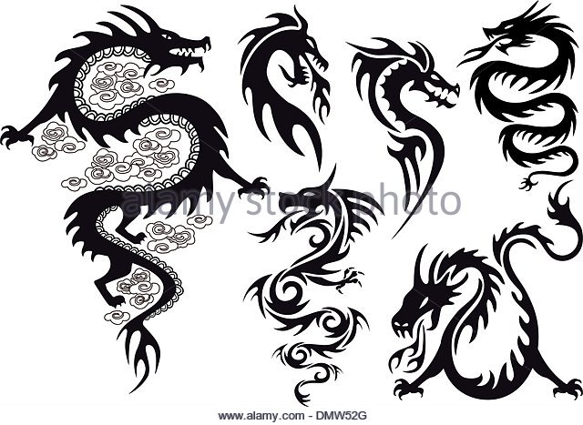640x467 Chinese Dragon Tattoo Stock Photos Amp Chinese Dragon Tattoo Stock