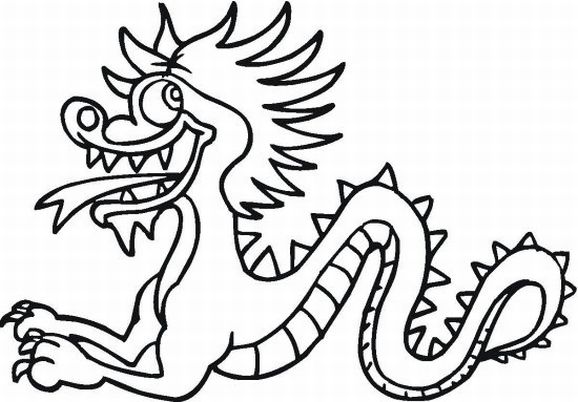 578x402 Luxury Chinese Dragon Coloring Pages 53 For Your Print Coloring
