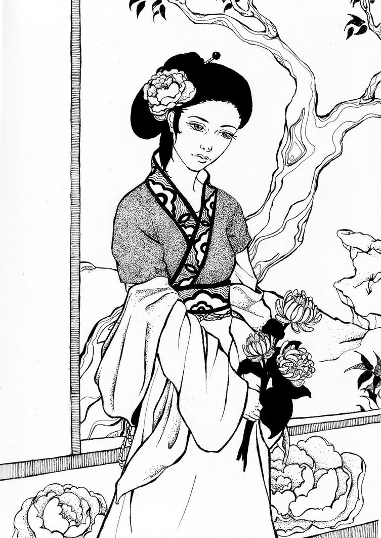 753x1062 Chinese Girl By Kaede Kun