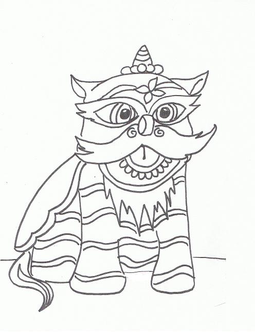 496x646 My Drawing Of A Chinese Lion Dance Figure Asian Inspired Art