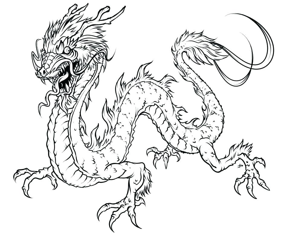 970x776 Chinese Dragon Coloring Dragon Coloring Pages New Year Dragon