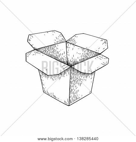 449x470 Chinese Food Box Vector Drawing. Vector Amp Photo Bigstock