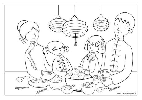 460x325 Chinese New Year Colouring Pages Photo In Chinese New Year