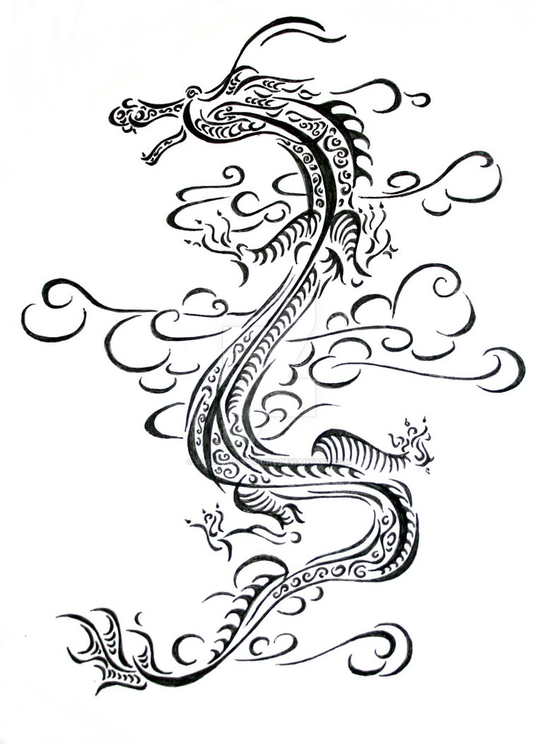 Chinese Drawing Dragon at GetDrawings | Free download