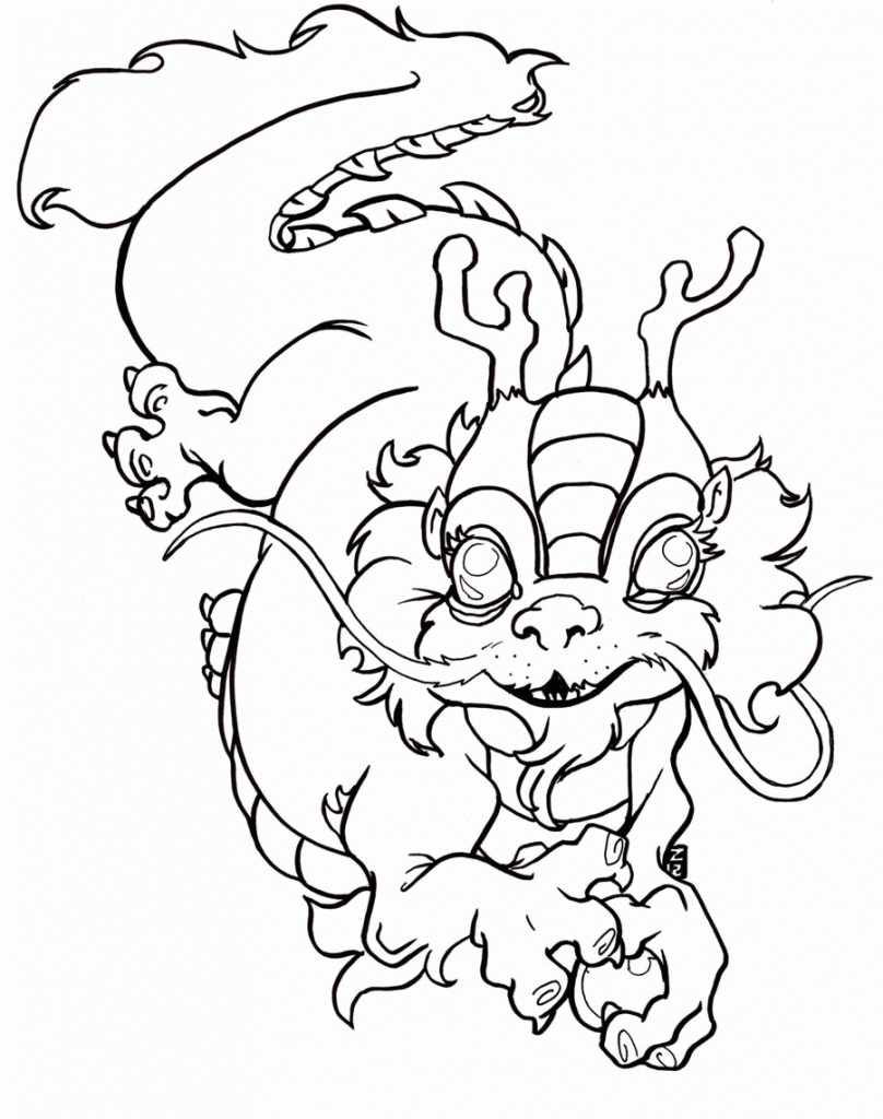 808x1024 China Coloring Pages