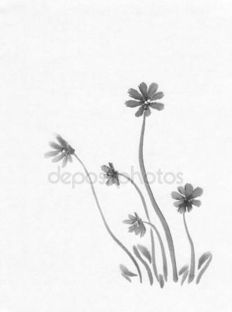 335x450 China's Traditional Chinese Painting, Flowers And Birds Stock