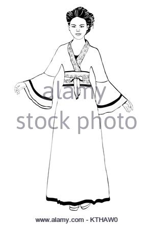 300x443 Vector Drawing Sketch Of Traditional Japanese House Stock Photo