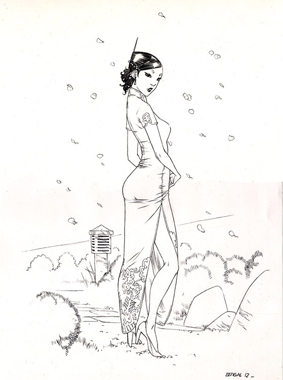 559x750 Bengal Chinese Cheongsam 2012 Comic Art Awesome Art