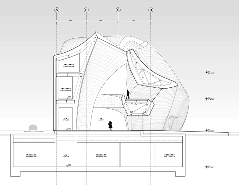 818x633 China Wood Sculpture Museum Mad Architects
