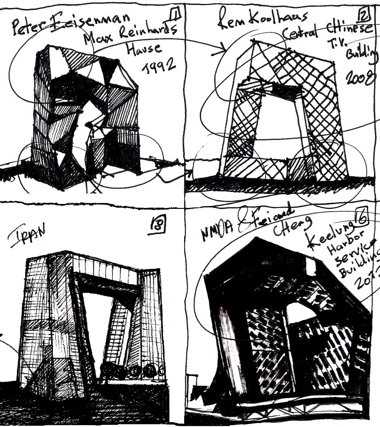 1236x1388 Central Chinese Tv Building Someone Has Built It Before