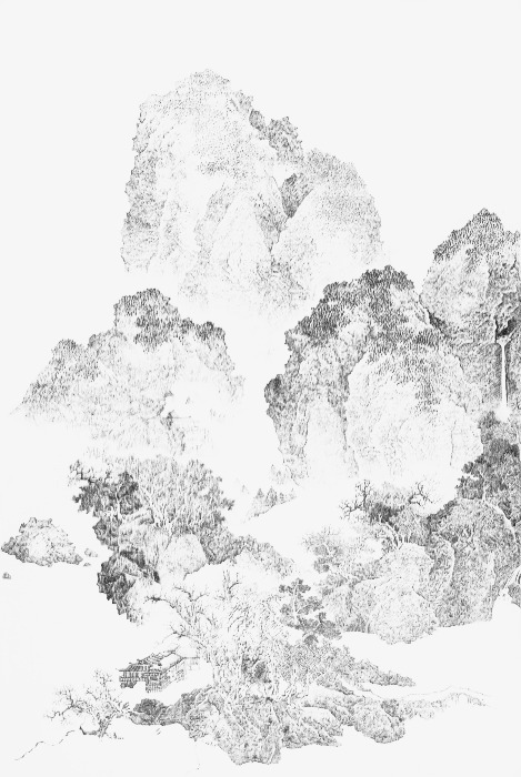469x700 Chinese Landscape, Ink, Drop, Black Png Image For Free Download