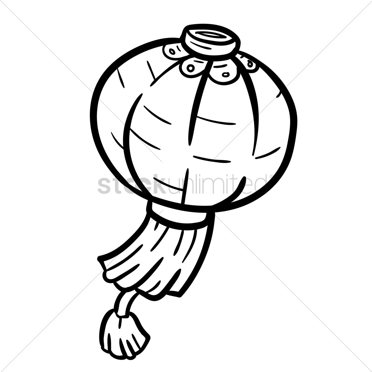 1300x1300 Chinese Lantern Vector Image