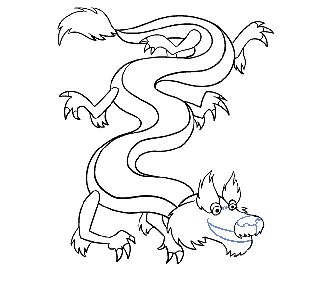 678x600 How To Draw A Chinese Dragon Easy Drawing Guides