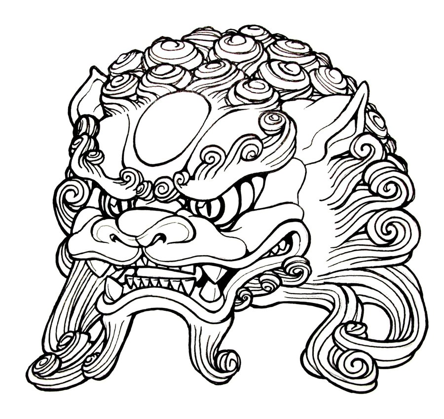 900x849 Japanese Foo Dog Tattoo Designs Symbols Foo Dog