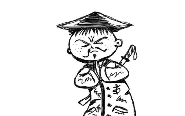 640x400 Chinese Old Man By Mucski