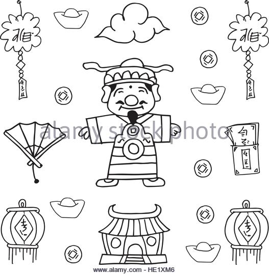 527x540 Hand Draw Chinese New Year Stock Photos Amp Hand Draw Chinese New