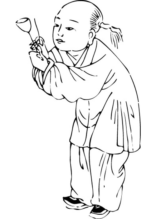 Chinese Person Drawing at GetDrawings | Free download