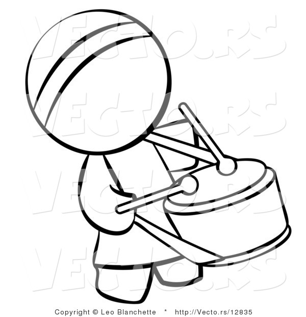 600x620 Vector Of Chinese Drummer Person