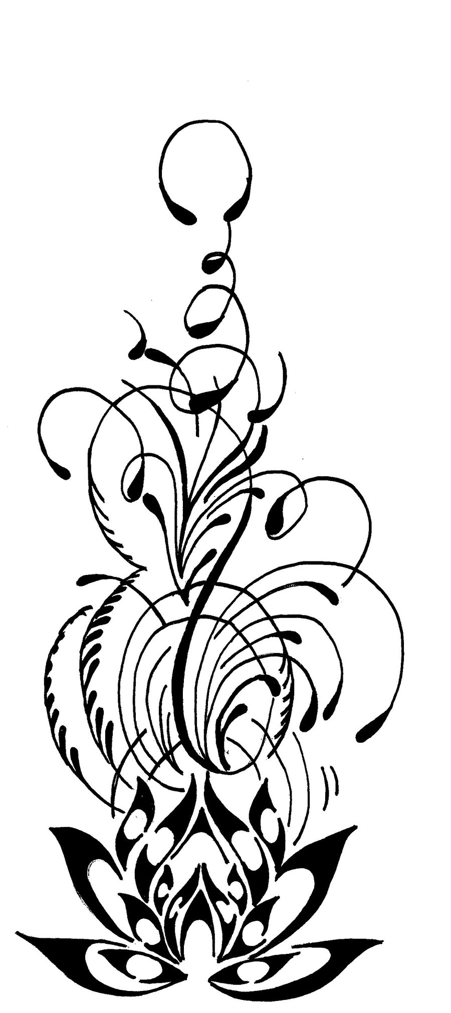 900x2021 Fire Tiger Chinese Zodiac Tattoo