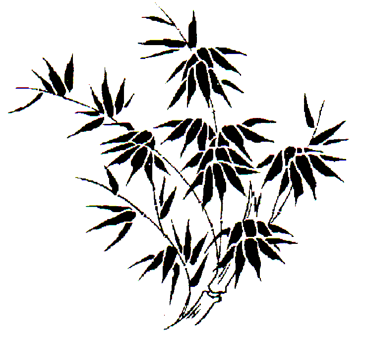 740x680 Chinese Culture Scholar's Couplet Showing The Bamboo Treeplant