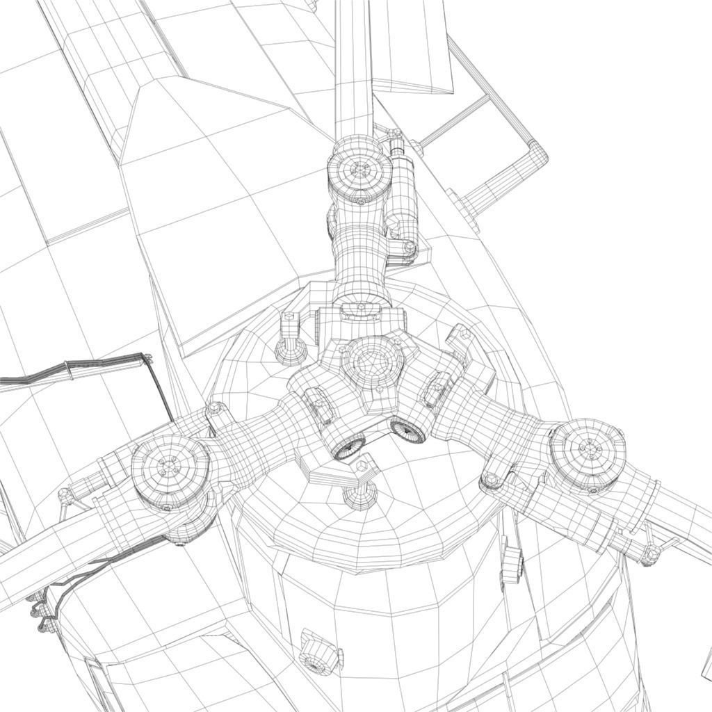 1024x1024 Ch47d Chinook Helicopter 3d Asset Game Ready Cgtrader
