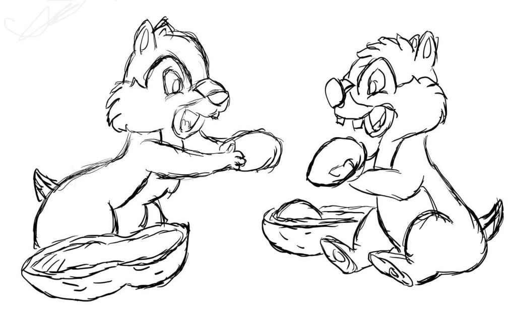 1024x619 The Chip And Dale Animation Cel Project