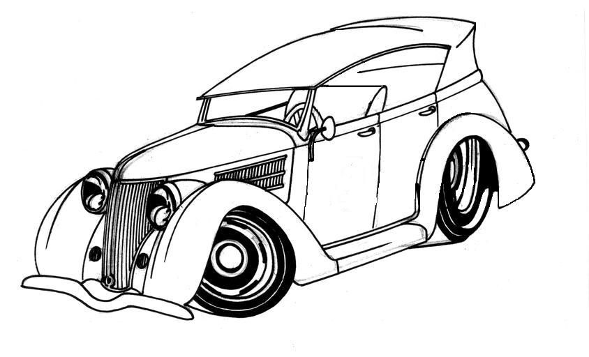 844x512 Pin By Kerry Sr On Cartruck Bw Illustrations Car