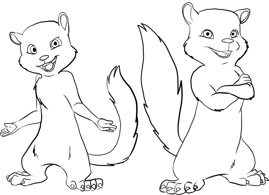 900x655 Chipmunk Base By Marukio