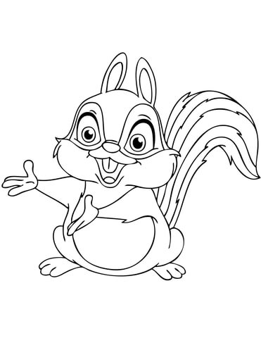 371x480 Cute Chipmunk Coloring Page Free Printable Coloring Pages