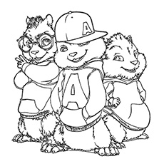 230x230 Top 25 Free Printable Alvin And The Chipmunks Coloring Pages Online