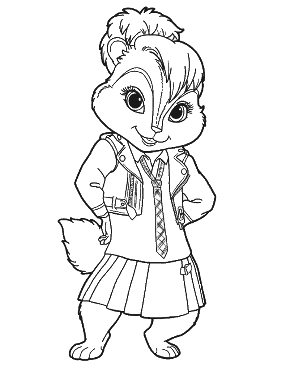 938x1200 Alvin And The Chipmunks Coloring Pages