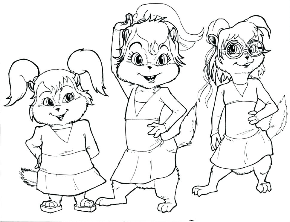 970x743 Alvin And Chipmunks Coloring Book Together With And
