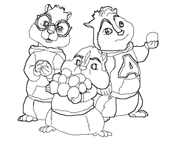 564x470 Alvin And The Chipmunks Drawings