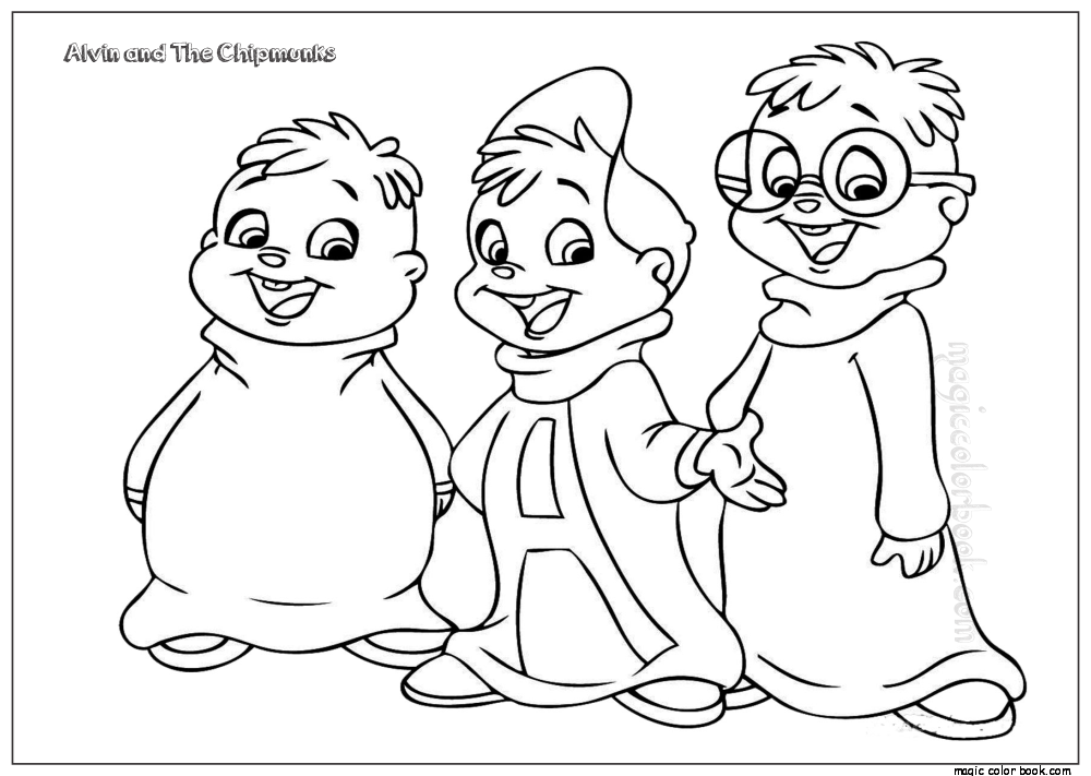 1000x711 Alvin And The Chipmunks Free Printable