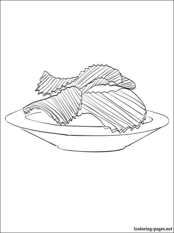 560x750 Chips Coloring Page Coloring Pages