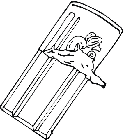 426x480 Chocolate Bar Coloring Page Free Printable Coloring Pages