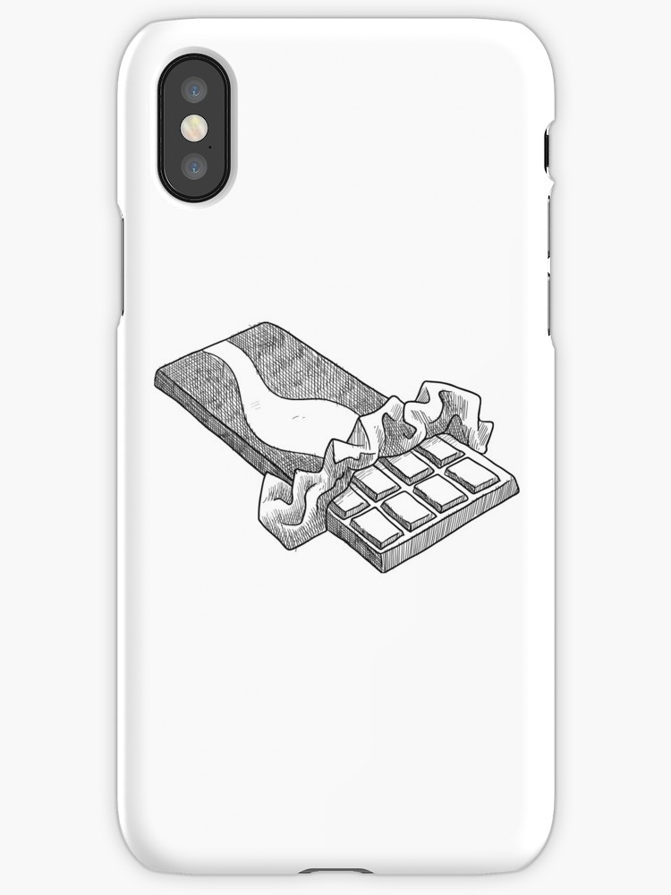 750x1000 Chocolate Bar Drawing Iphone Cases Amp Skins By Digsterdesigns