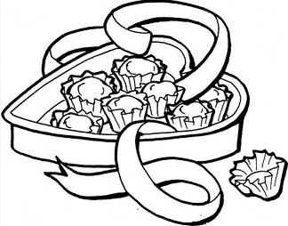 324x254 Chocolate Teddy Bear Coloring Page
