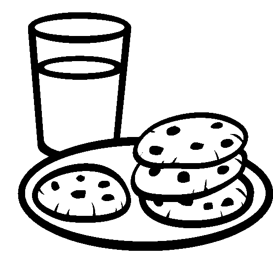 554x552 Chocolate Chip Cookies And Fresh Drinks Coloring Pages For Work